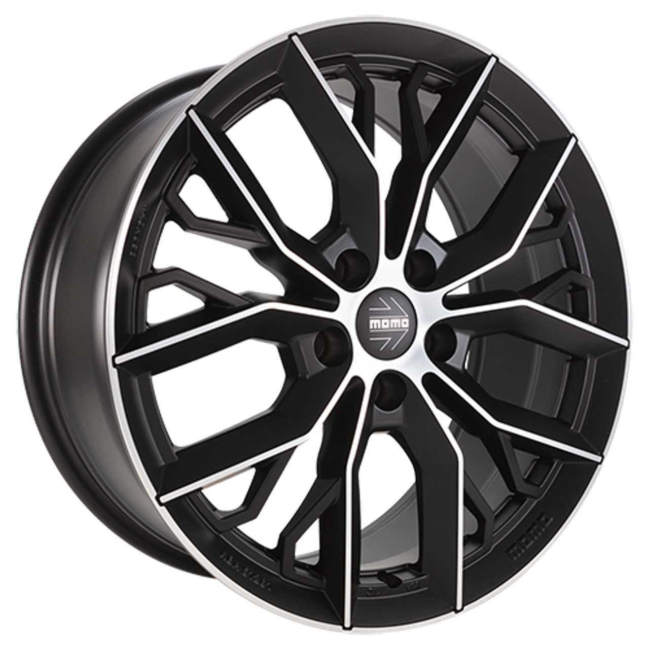 MOMO WHEELS MASSIMO black matt polish 7.5Jx17 5x112 ET48 von MOMO WHEELS