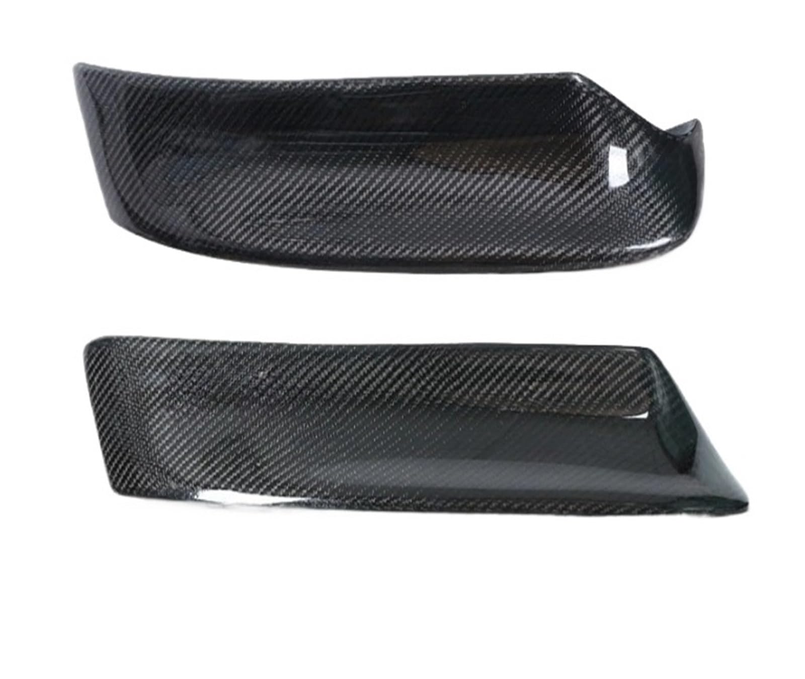 1 Paar Kohlefaser-Frontlippe, Diffusor, Spoiler, Frontstoßstange, Splitterlippe, kompatibel for BMW 3er E46 M3 2D CSL 1999–2006 von MOMOBP