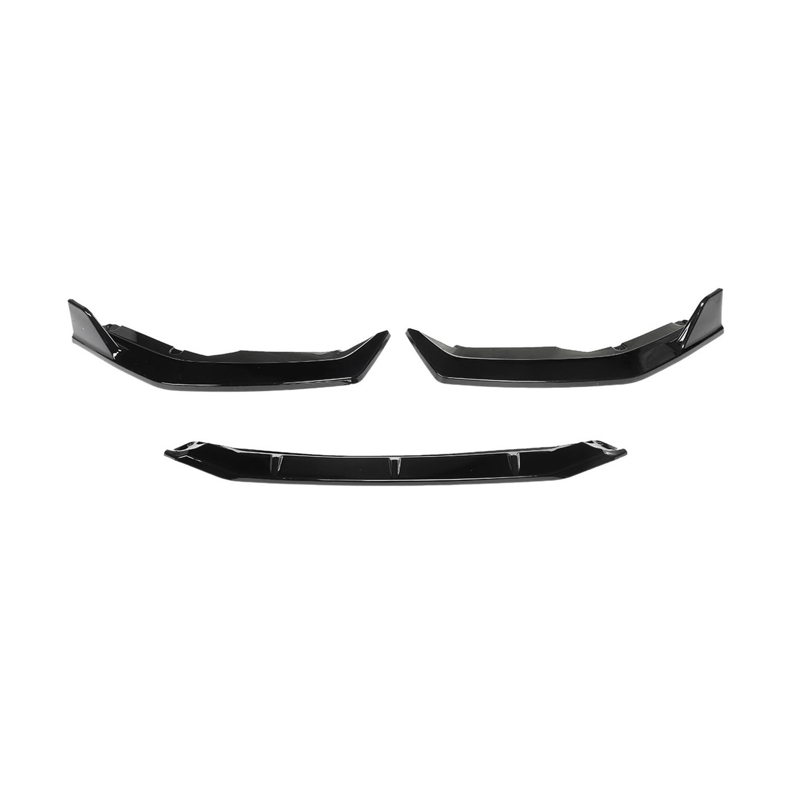 3PCS Frontschürze Lip Spoiler Seite Splitter Diffusor Deflektor Körper Kit Guards Kompatibel for Nissan Sentra 2020 2021 2022 Auto Zubehör(Glossy Black) von MOMOBP