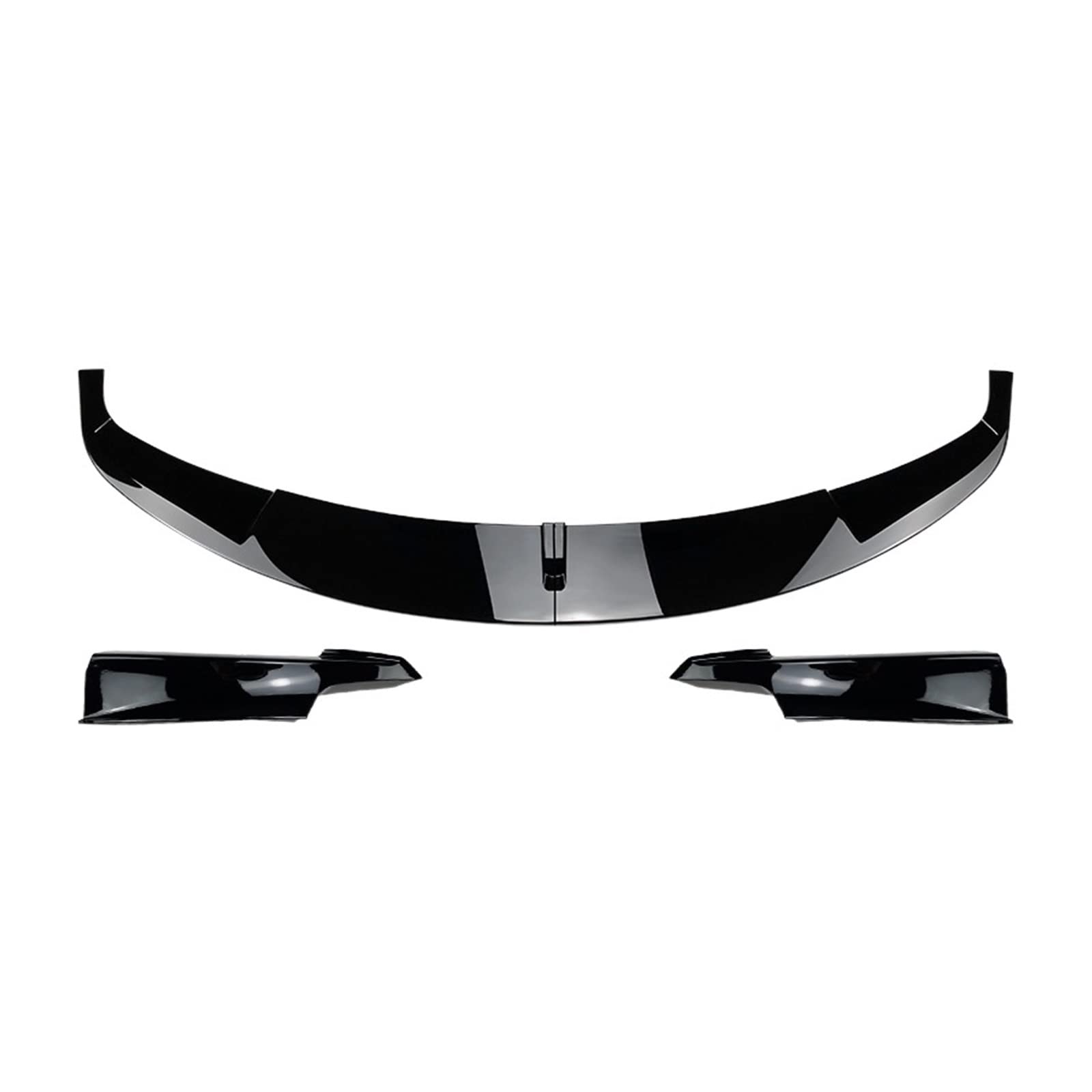 Auto Front Stoßstange Splitter Lip Diffusor Spoiler Kompatibel for BMW F30 F31 F35 M-Tech 320i 328i 330i 335i 340i 316d 318d M-Sport 2012-2019(Gloss Black) von MOMOBP