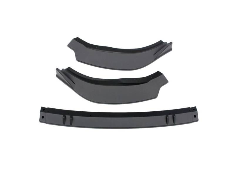 Frontschürze Lip Spoiler Kompatibel for VW Golf 8 MK8 RL 2021 Seite Splitter Kinn Körper Kit Wachen Deflektor Auto Zubehör(Matte Black) von MOMOBP