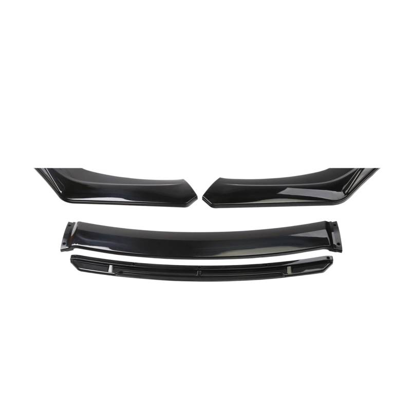 Frontschürze Lip Spoiler Seite Splitter Diffusor Körper Kit Schutz Deflektor Kompatibel for Nissan Sentra 2016 2017 2018 2019 Auto zubehör(Black) von MOMOBP