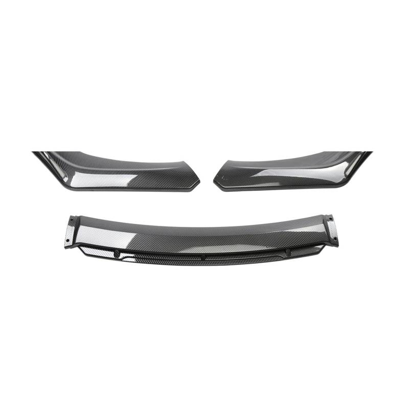 Frontschürze Lip Spoiler Seite Splitter Diffusor Körper Kit Schutz Deflektor Kompatibel for Nissan Sentra 2016 2017 2018 2019 Auto zubehör(Carbon Look) von MOMOBP