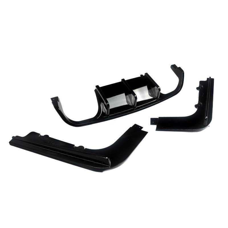 Kompatibel for BMW 3er M3 E92 Coupe E93 Cabrio Heckdiffusor 2008–2013 Carbon-Faser-Spoiler, hintere Stoßstangenlippe, Magickit(Glossly Black) von MOMOBP