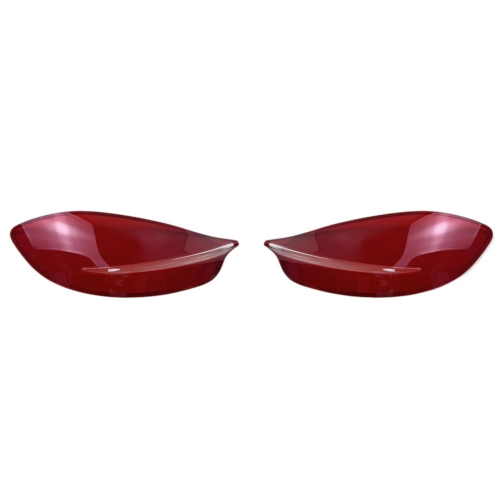 MOMOBP Auto-Ersatz-Rücklichtgläser, kompatibel for Porsche 981 Cayman Boxster 2014 2015 2016, rotes Rücklichtgehäuse, transparente Glaslinsen(A Piar) von MOMOBP