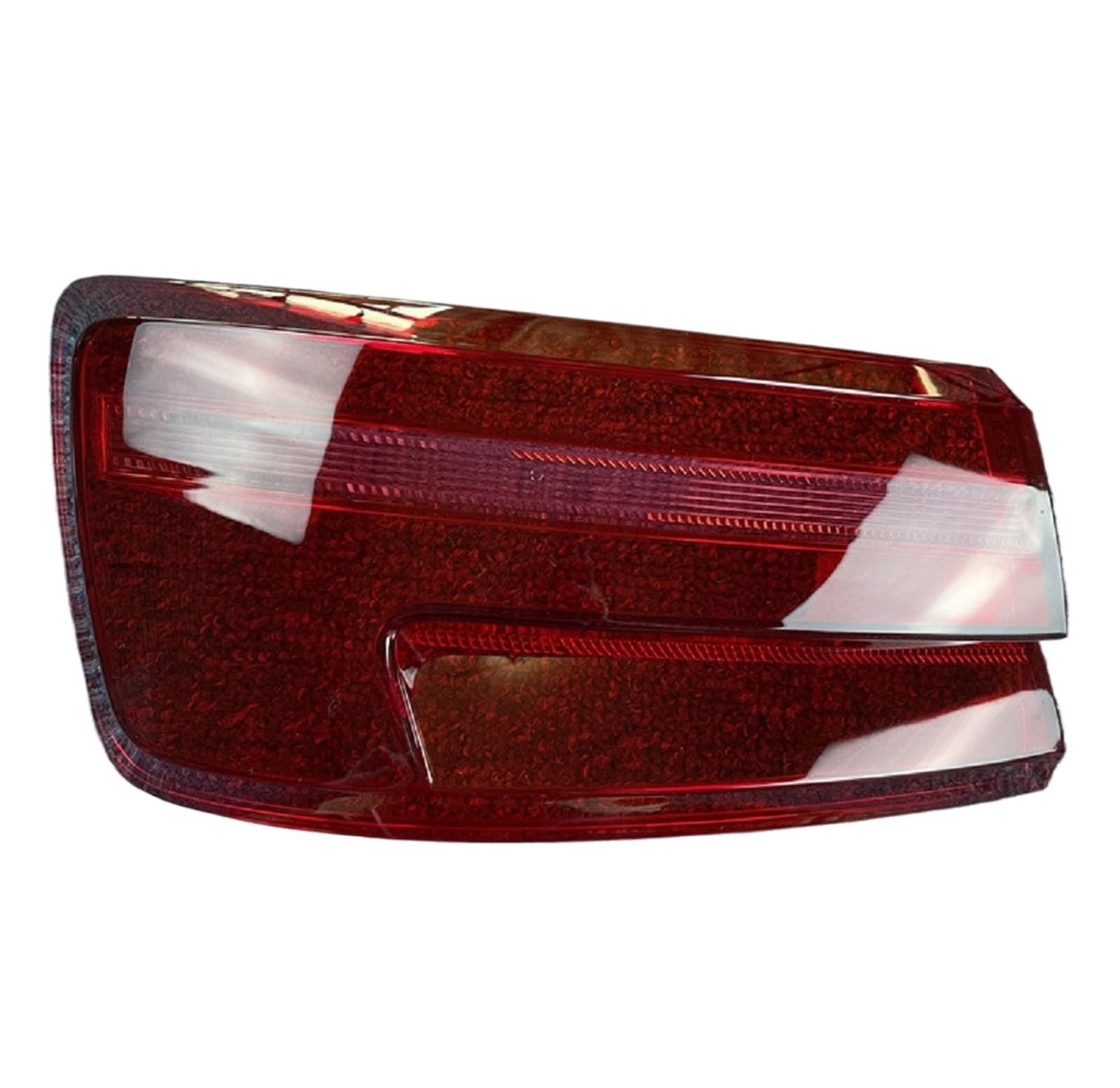 MOMOBP Auto-Ersatz-Rücklichtgläser, kompatibel mit A3 Sportback 2017–2020, rotes Rücklichtgehäuse, transparente Glaslinsen(Left inside) von MOMOBP