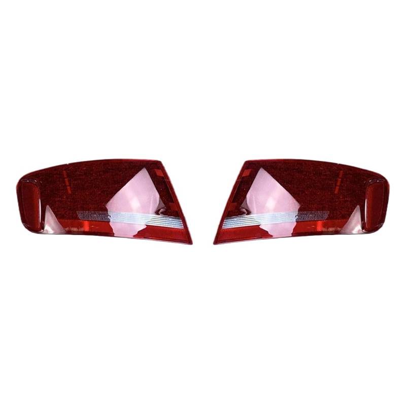 MOMOBP Auto-Ersatz-Rücklichtgläser, kompatibel mit A4L 2009–2012, rotes Rücklichtgehäuse, transparente Glaslinsen(Outside A Pair) von MOMOBP