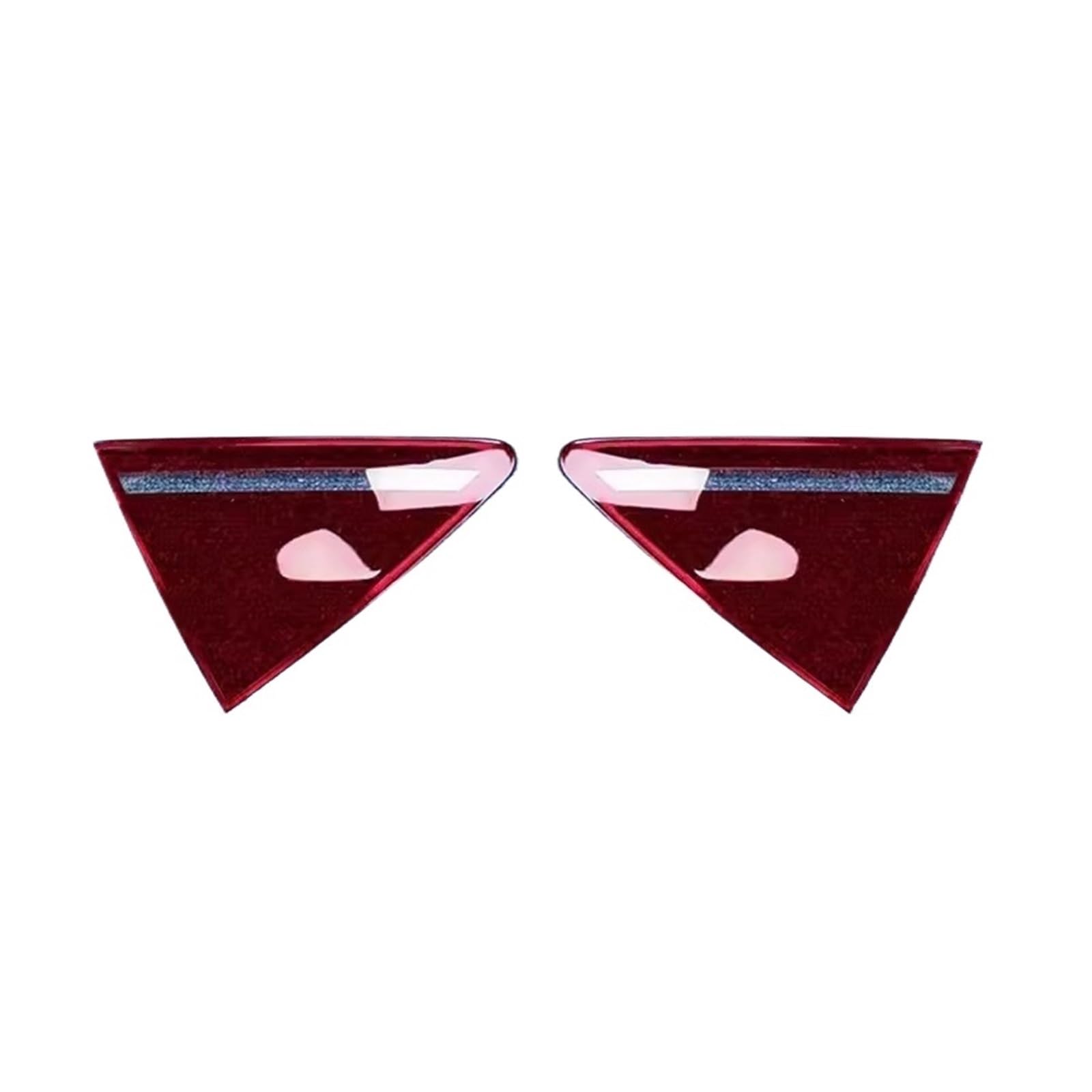 MOMOBP Auto-Ersatz-Rücklichtgläser, kompatibel mit A7 2015–2018, rotes Rücklichtgehäuse, transparente Glaslinsen(Inside A Pair) von MOMOBP