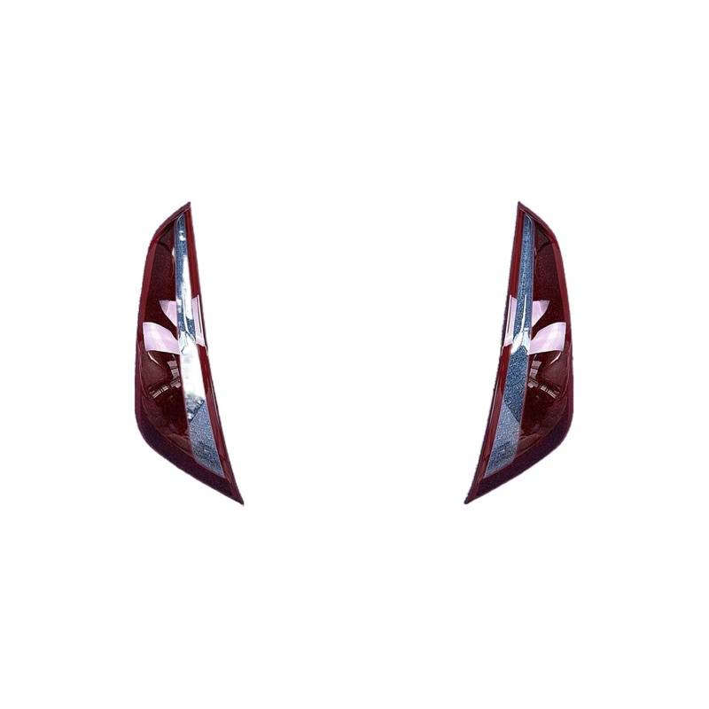 MOMOBP Auto-Ersatz-Rücklichtgläser, kompatibel mit Jaguar XJ XJL 2010–2019, rotes Rücklichtgehäuse, transparente Glaslinsen(A Pair) von MOMOBP