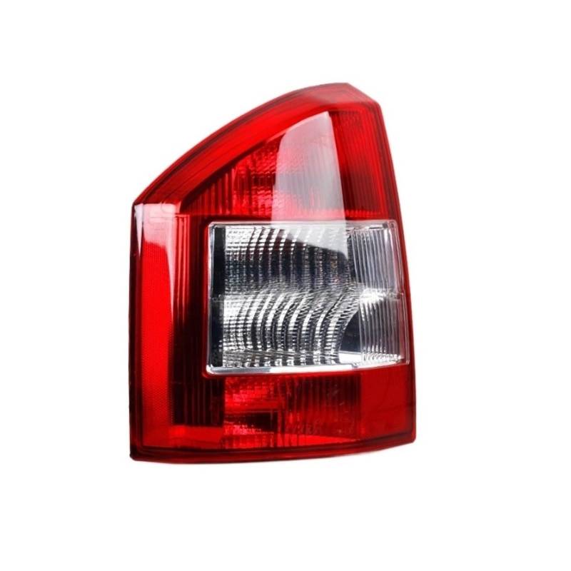 MOMOBP Auto-Ersatz-Rücklichtgläser, kompatibel mit Jeep Compass 2007–2010, rotes Rücklichtgehäuse, transparente Glaslinsen(Left) von MOMOBP