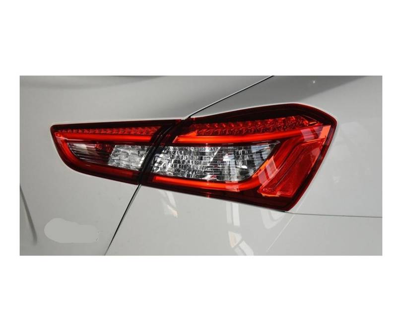 MOMOBP Auto-Ersatz-Rücklichtgläser, kompatibel mit Maserati Ghibli 2014–2020, rotes Rücklichtgehäuse, transparente Glaslinsen(Inside Right) von MOMOBP