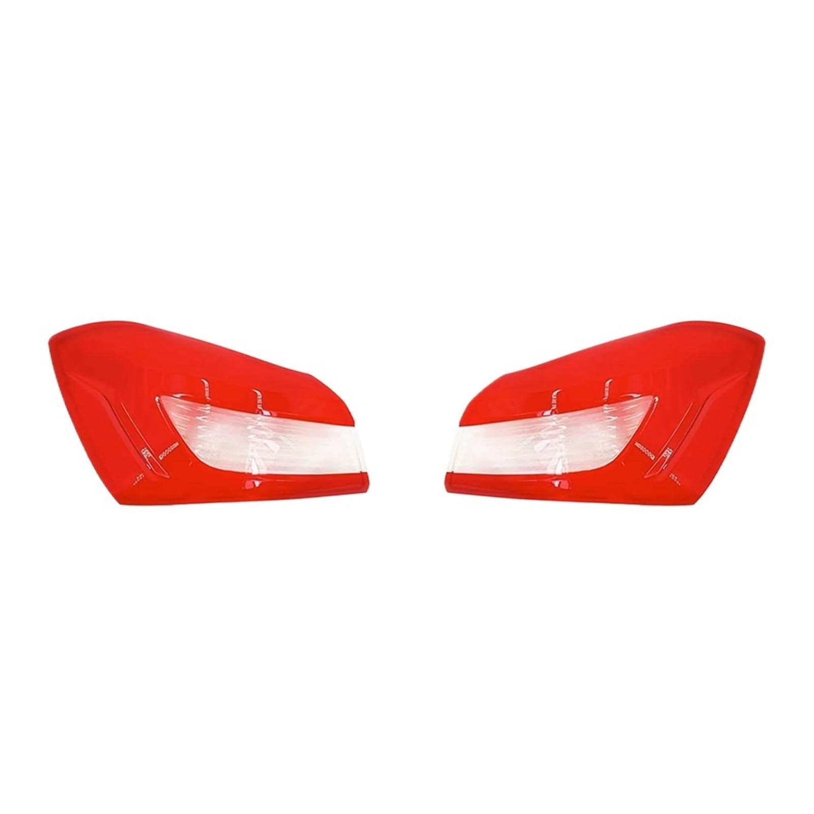 MOMOBP Auto-Ersatz-Rücklichtgläser, kompatibel mit Maserati Ghibli 2014–2020, rotes Rücklichtgehäuse, transparente Glaslinsen(Outside A Pair) von MOMOBP