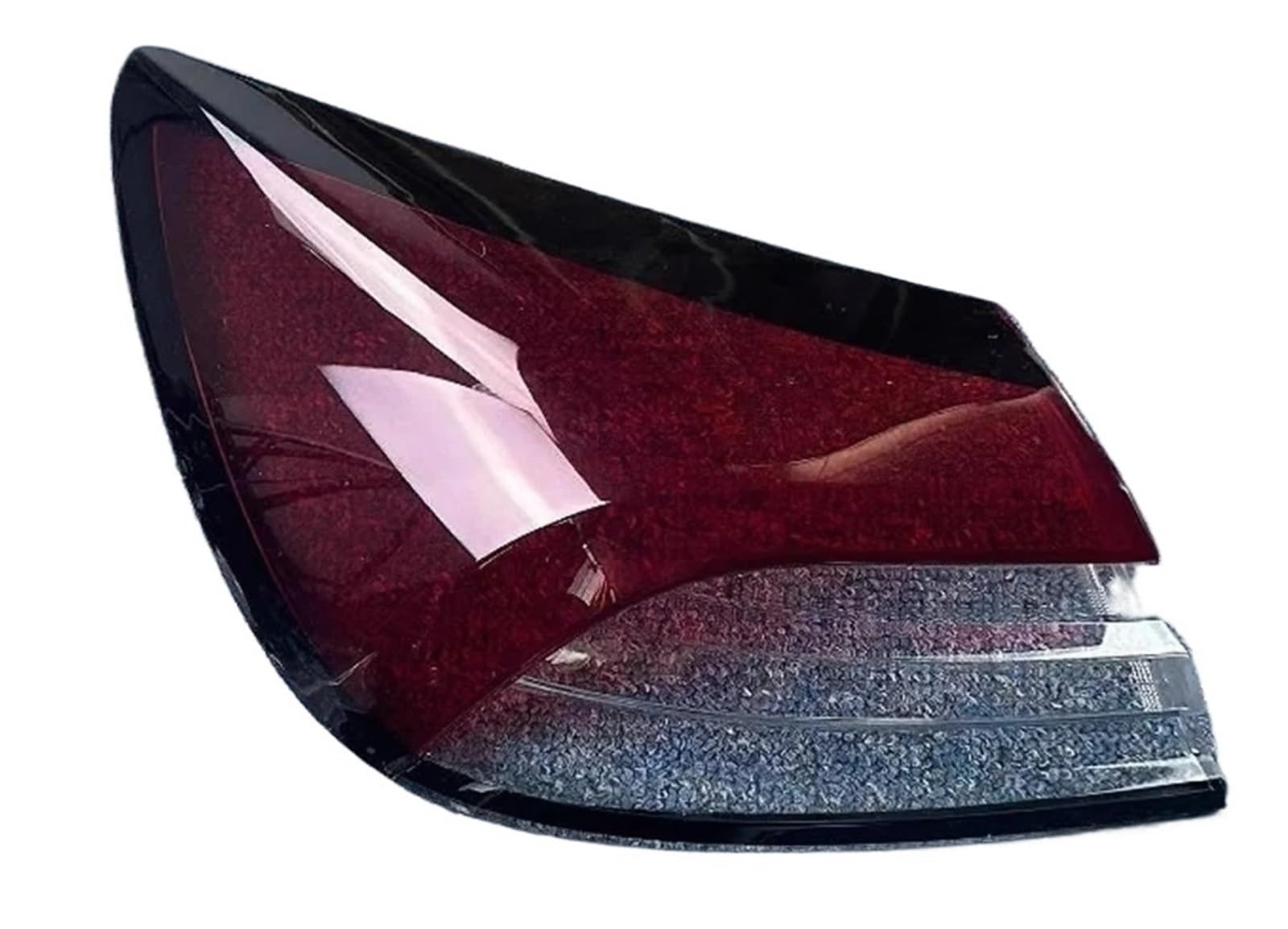 MOMOBP Auto-Ersatz-Rücklichtgläser, kompatibel mit Maserati Quattroporte 2021 2022, rotes Rücklichtgehäuse, transparente Glaslinsen(Left side) von MOMOBP