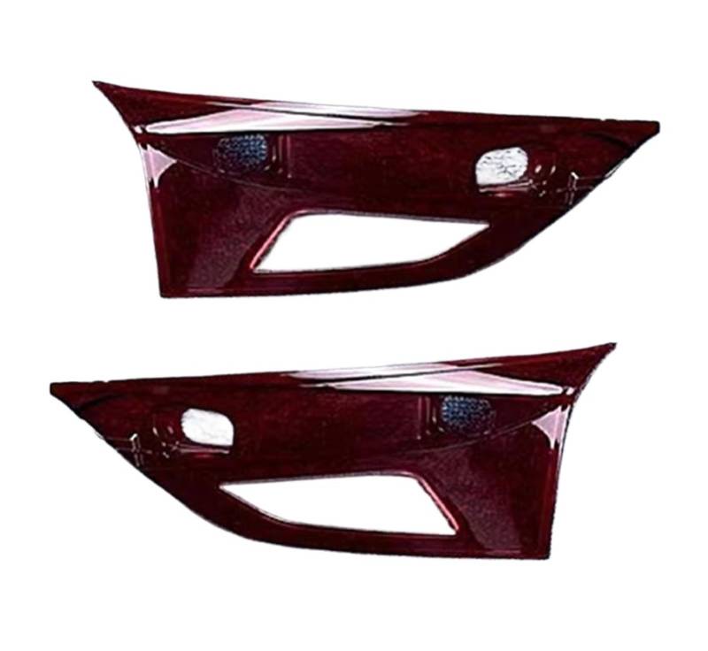 MOMOBP Auto-Ersatz-Rücklichtgläser, kompatibel mit Mazda CX-4 CX4 2014 2015 2016 2017 2018, rotes Rücklichtgehäuse, transparente Glaslinsen(Inside A Pair) von MOMOBP