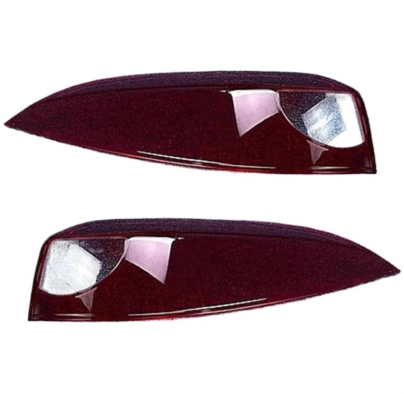 MOMOBP Auto-Ersatz-Rücklichtgläser, kompatibel mit Mazda CX-4 CX4 2014 2015 2016 2017 2018, rotes Rücklichtgehäuse, transparente Glaslinsen(Outside A Pair) von MOMOBP