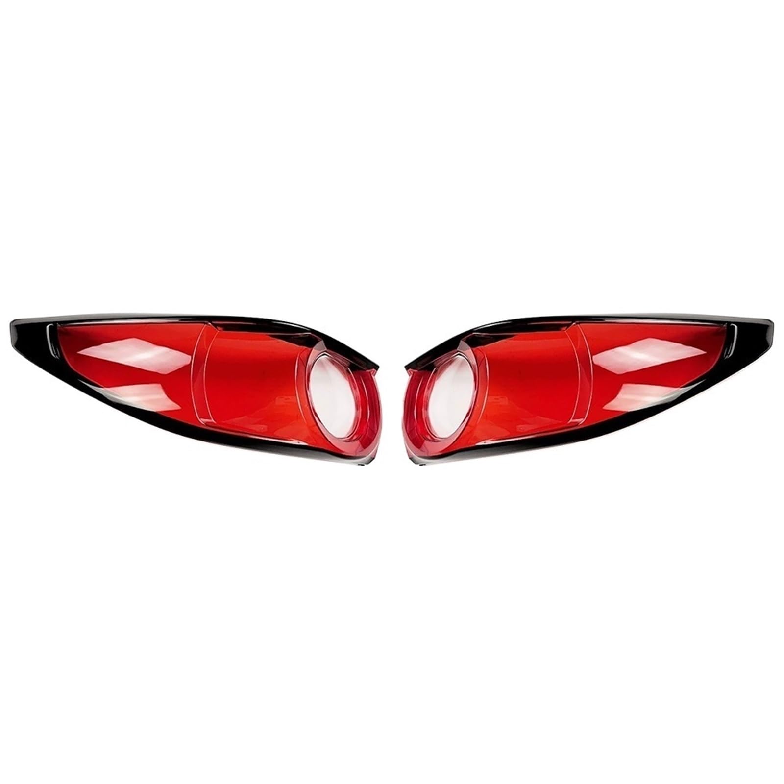 MOMOBP Auto-Ersatz-Rücklichtgläser, kompatibel mit Mazda CX-5 CX5 2017 2018 2019, rotes Rücklichtgehäuse, transparente Glaslinsen(A Piar) von MOMOBP