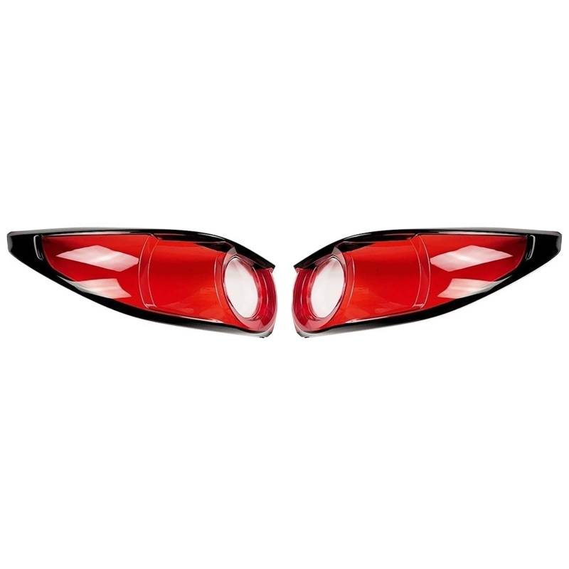 MOMOBP Auto-Ersatz-Rücklichtgläser, kompatibel mit Mazda CX-5 CX5 2017 2018 2019, rotes Rücklichtgehäuse, transparente Glaslinsen(A Piar) von MOMOBP