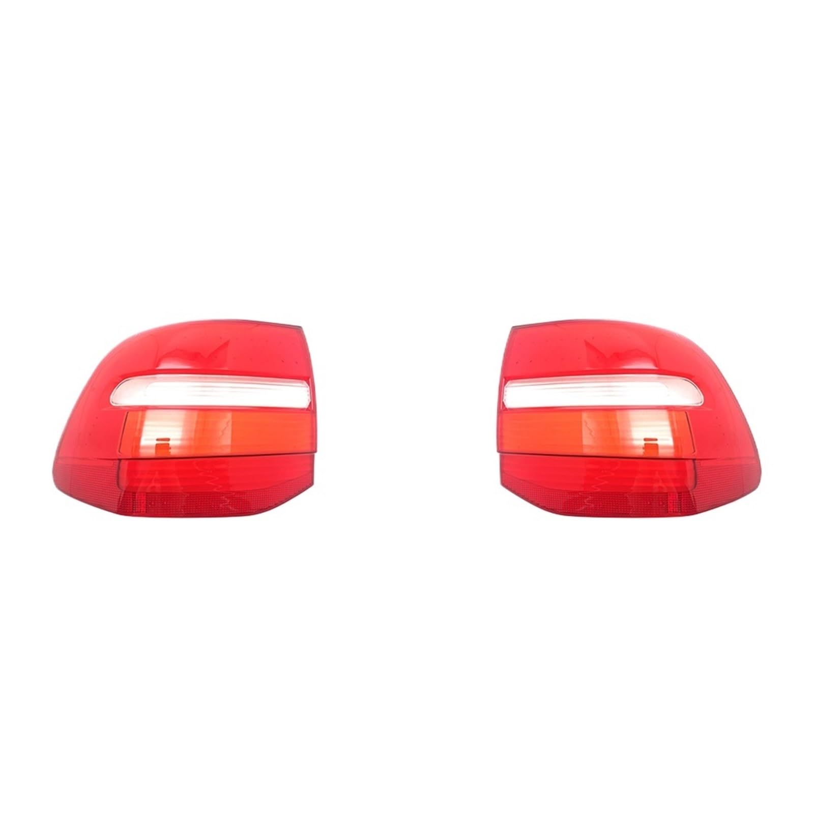 MOMOBP Auto-Ersatz-Rücklichtgläser, kompatibel mit Porsche Cayenne 2007 2008 2009 2010, rotes Rücklichtgehäuse, transparente Glaslinsen(CHN A Pair) von MOMOBP