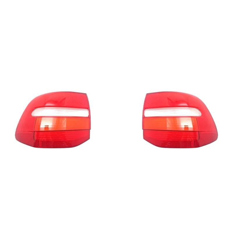 MOMOBP Auto-Ersatz-Rücklichtgläser, kompatibel mit Porsche Cayenne 2007 2008 2009 2010, rotes Rücklichtgehäuse, transparente Glaslinsen(CHN A Pair) von MOMOBP