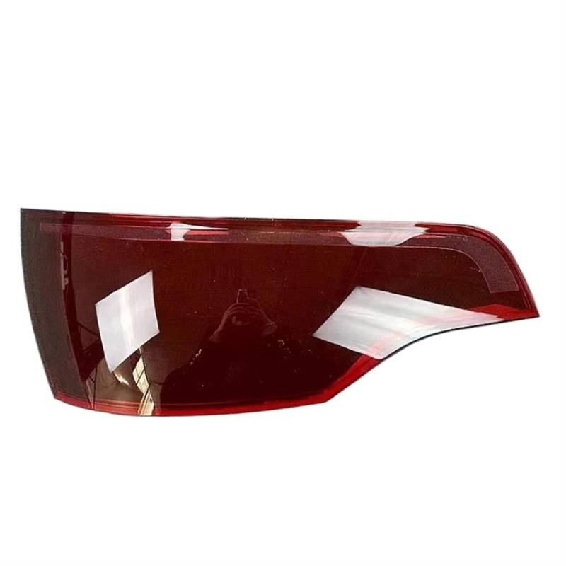 MOMOBP Auto-Ersatz-Rücklichtgläser, kompatibel mit Q7 2010 2011 2012 2013 2014 2015, rotes Rücklichtgehäuse, transparente Glaslinsen(Left sidex) von MOMOBP