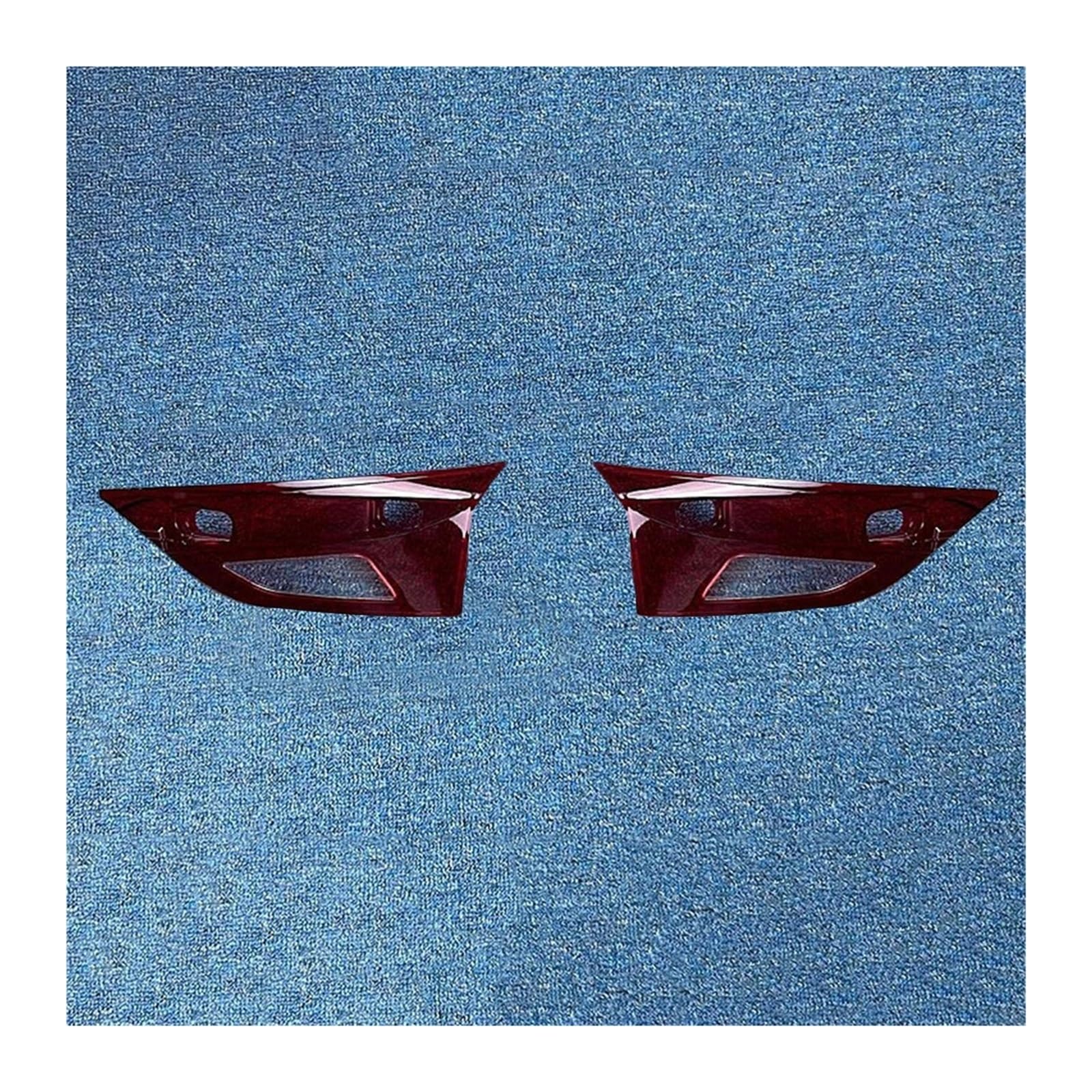 MOMOBP Auto-Rücklichtabdeckung, Ersatz der hinteren Rücklichtabdeckungen, kompatibel for Mazda CX-4 2014–2018, rotes Rücklichtgehäuse, Lampenschirm aus klarem Glas(Inside A Pair) von MOMOBP