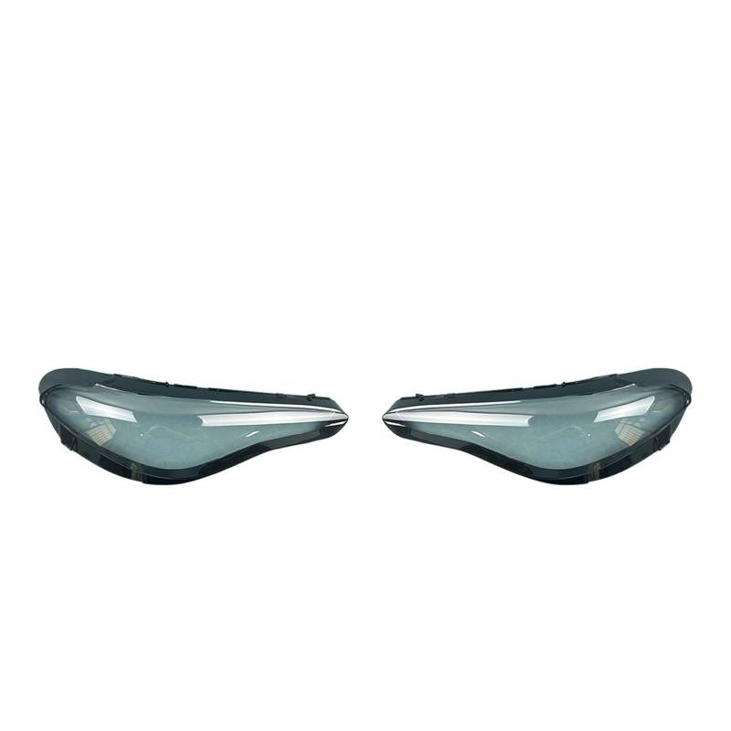 MOMOBP Auto-Scheinwerferabdeckung, Ersatz der vorderen Scheinwerferabdeckung, kompatibel for Alfa Romeo Giulia 2015–2022, transparentes Glasgehäuse for Lampenschirm(2PCS left and right) von MOMOBP