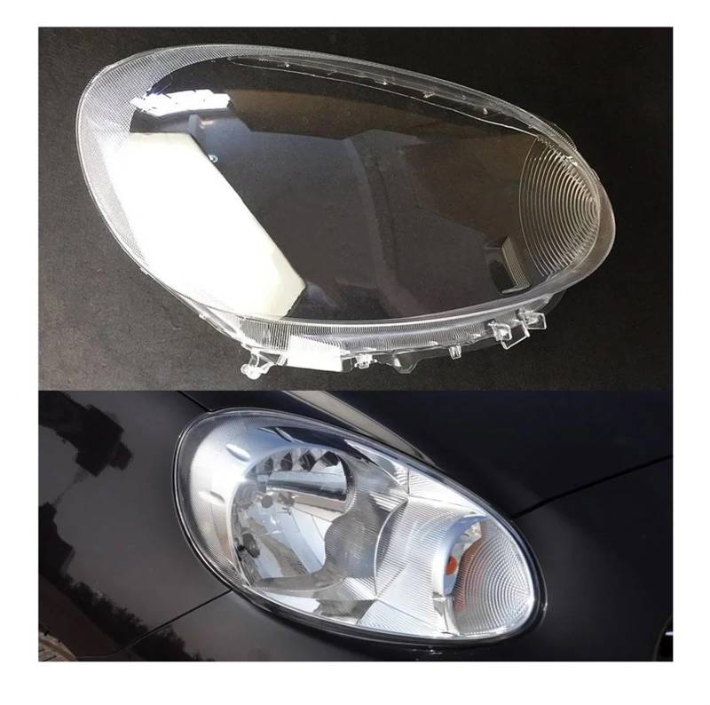 MOMOBP Auto-Scheinwerferabdeckung, Ersatz der vorderen Scheinwerferabdeckung, kompatibel for Nissan March Micra 2010–2015, transparentes Glasgehäuse for Lampenschirm(Right Side) von MOMOBP