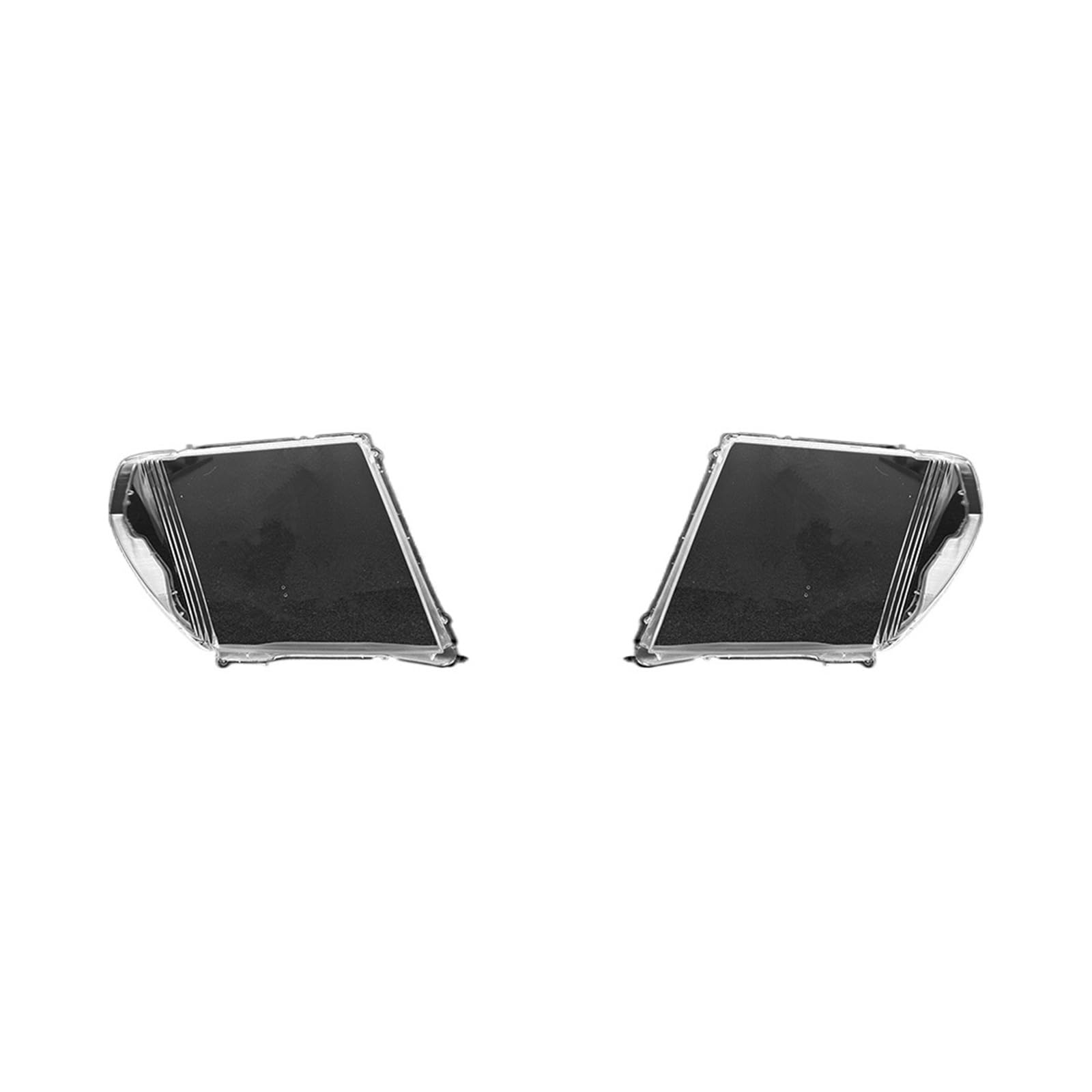 MOMOBP Auto-Scheinwerferabdeckung, Ersatz der vorderen Scheinwerferabdeckung, kompatibel for Nissan Navara D40 2005–2013, transparentes Glasgehäuse for Lampenschirm(A Pair) von MOMOBP