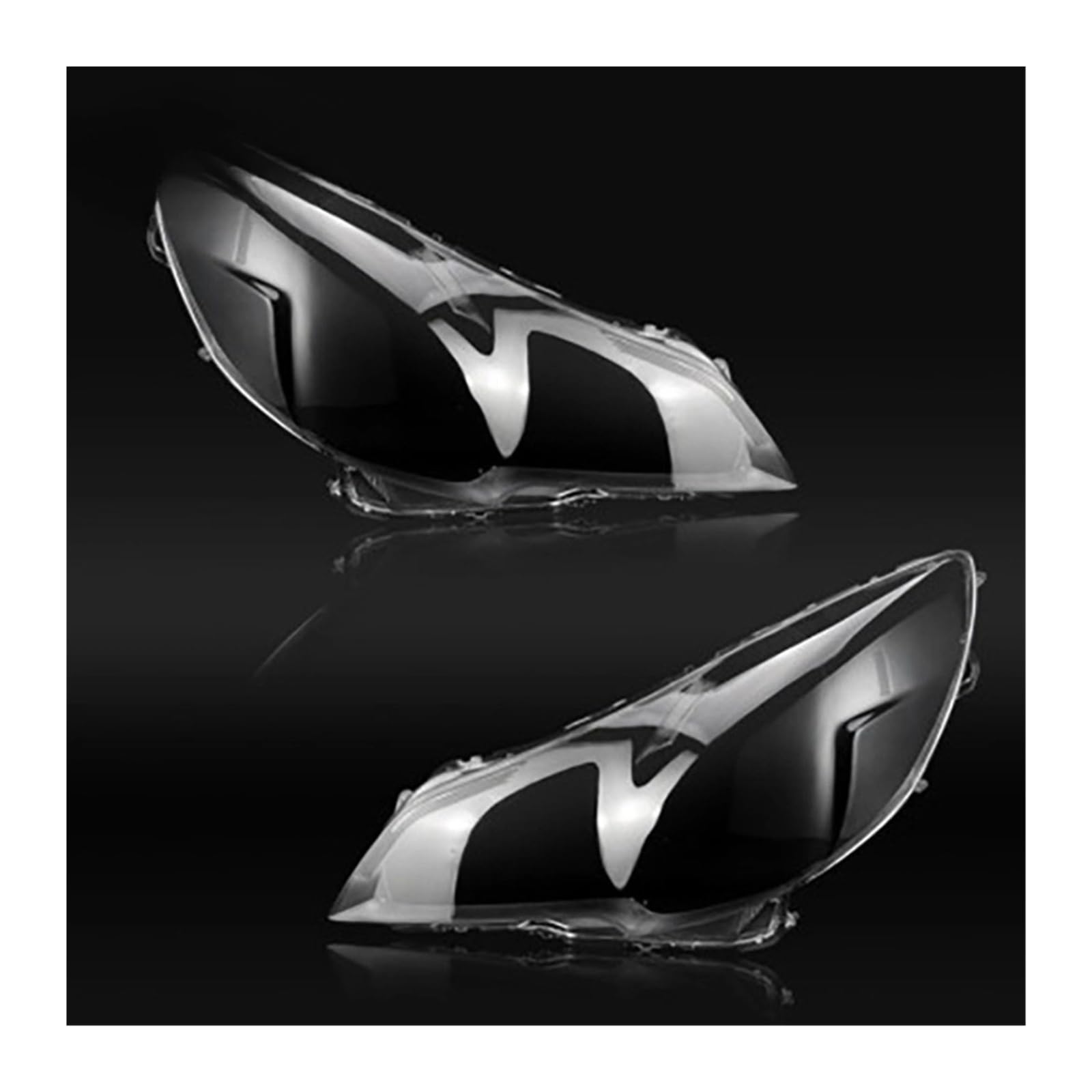 MOMOBP Auto-Scheinwerferabdeckung, Ersatz der vorderen Scheinwerferabdeckung, kompatibel for Subaru Outback 2010–2014, transparentes Glasgehäuse for Lampenschirm(Pair Headlamp) von MOMOBP