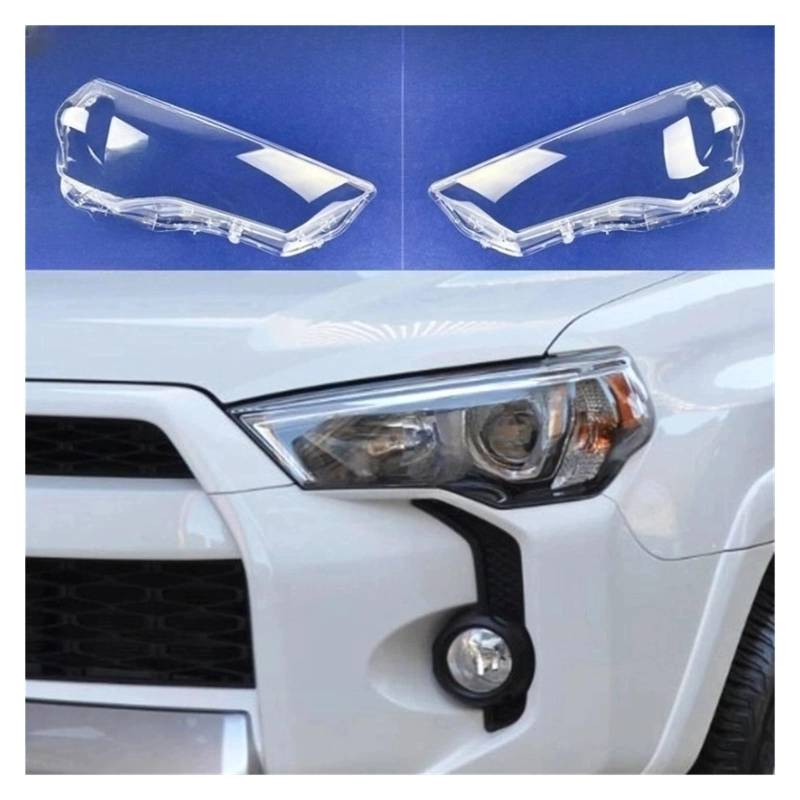 MOMOBP Auto-Scheinwerferabdeckung, Ersatz der vorderen Scheinwerferabdeckung, kompatibel for Toyota 4RUNNER 2014–2018, transparentes Glasgehäuse for Lampenschirm(Left and Right) von MOMOBP