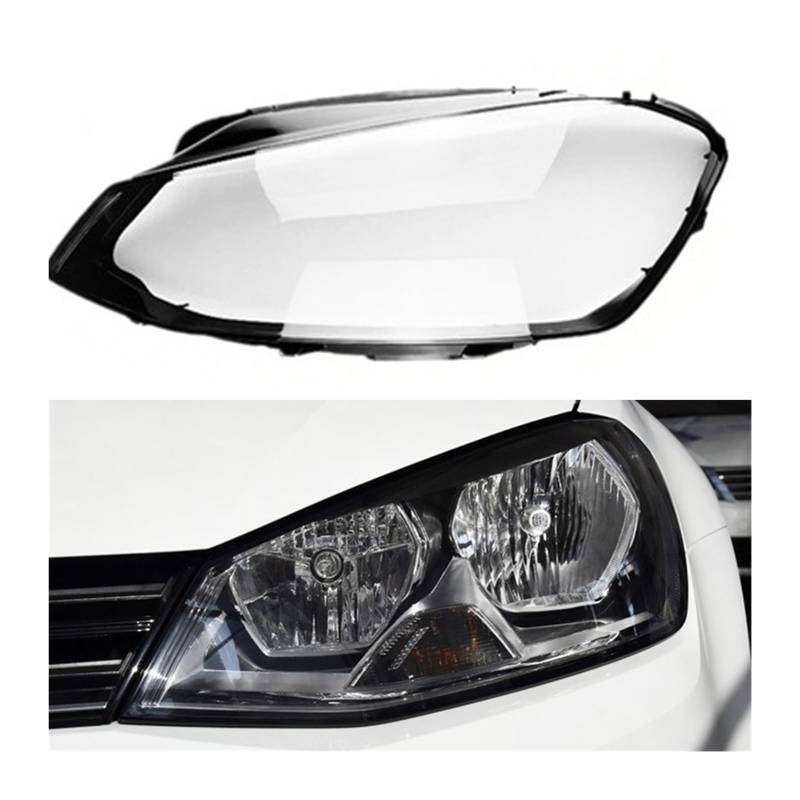 MOMOBP Auto-Scheinwerferabdeckung, Ersatz der vorderen Scheinwerferabdeckung, kompatibel for VW Golf 7 MK7 GTI 2014–2017, transparentes Glasgehäuse for Lampenschirm(Left) von MOMOBP