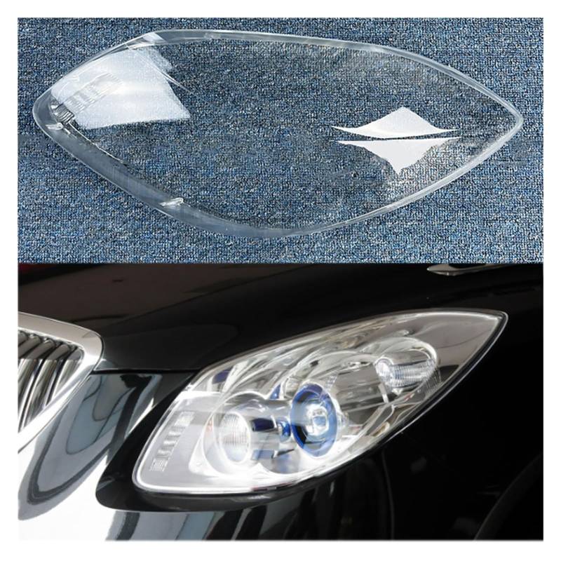 MOMOBP Auto-Scheinwerferabdeckung, Ersatz der vorderen Scheinwerferabdeckung, kompatibel mit Buick Enclave 2009–2013, transparentes Glasgehäuse for Lampenschirm(Left) von MOMOBP