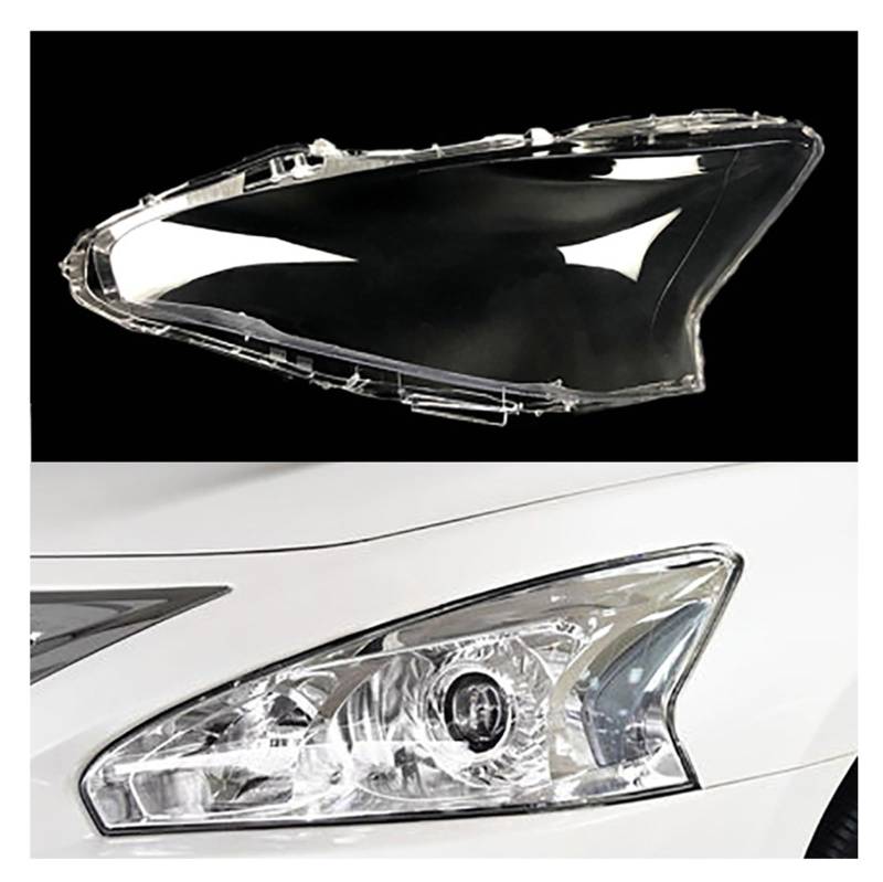 MOMOBP Auto-Scheinwerferlinse, kompatibel mit Nissan Teana 2013 2014 2015, Scheinwerfergehäuse, Lampenschirm, transparente Abdeckung, Lampenschirm, Lampenglasgehäuse(Left) von MOMOBP