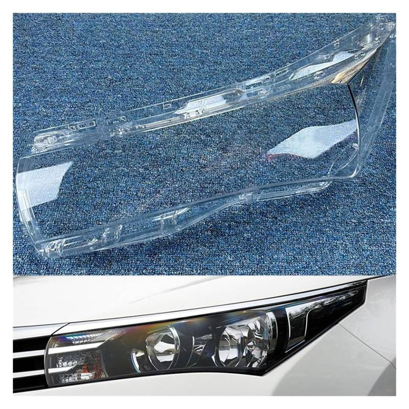 MOMOBP Autoscheinwerferabdeckung, Austausch der Frontscheinwerferabdeckung, kompatibel for Toyota Corolla (Inlandsversion) 2014~2017, transparentes Glasgehäuse for Lampenschirm(Low Left) von MOMOBP