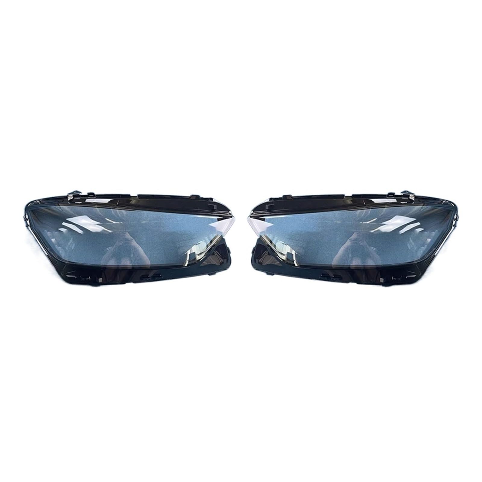 MOMOBP Autoscheinwerferabdeckung, Ersatz der Frontscheinwerferabdeckung, kompatibel for Mercedes-Benz AMG GT 50 53 63 S Coupe W290 2019~2022, transparentes Glasgehäuse for Lampenschirm(Left And Right) von MOMOBP