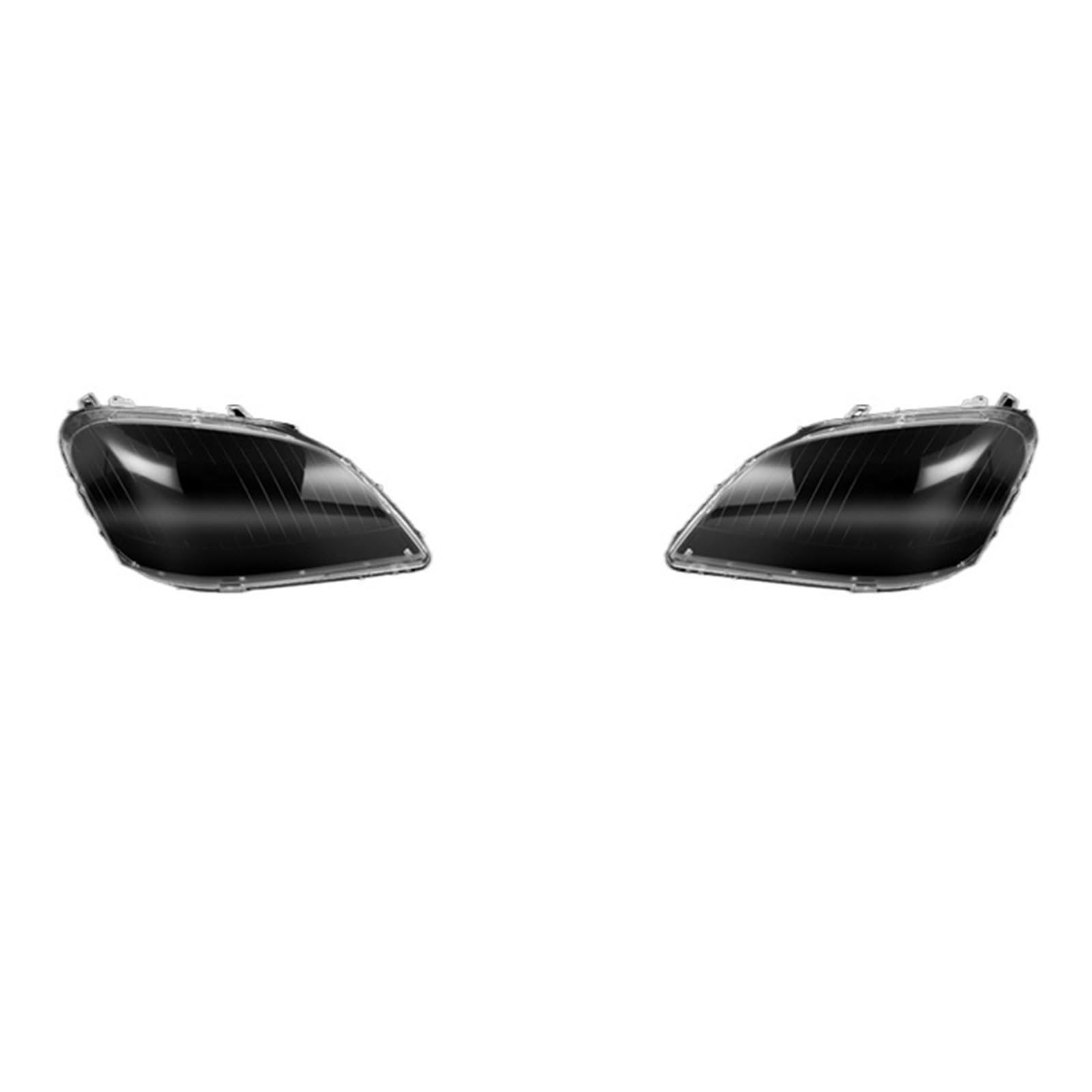 MOMOBP Autoscheinwerferglas, kompatibel for Mercedes Benz W164 ML 2005 2006 2007, Ersatzlinsenabdeckung, transparente Scheinwerferschale, Autozubehör(Left and Right) von MOMOBP