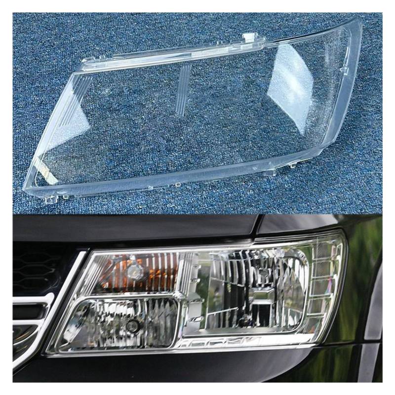 MOMOBP Kompatibel for Dodge Journey 2009–2016, Frontscheinwerferabdeckung, transparente Maske, Lampenschirm, Scheinwerferschale, Linse, Auto-Ersatzteile(Left) von MOMOBP