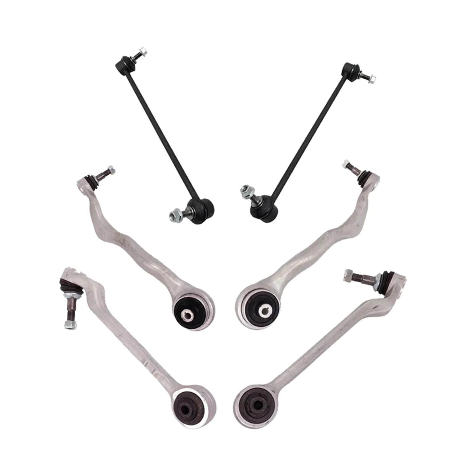 Querlenker, Kugelgelenke, Stabilisatoren, Spurstangen, Lenkung und Aufhängung, kompatibel mit BMW 328i 340i 428i F22 F30 F34 F36(6pcs per sets) von MOMOBP