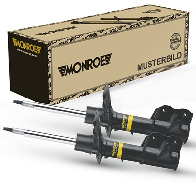Monroe 2x Stoßdämpfer Hinterachse [Hersteller-Nr. G1057] für Skoda, VW von MONROE