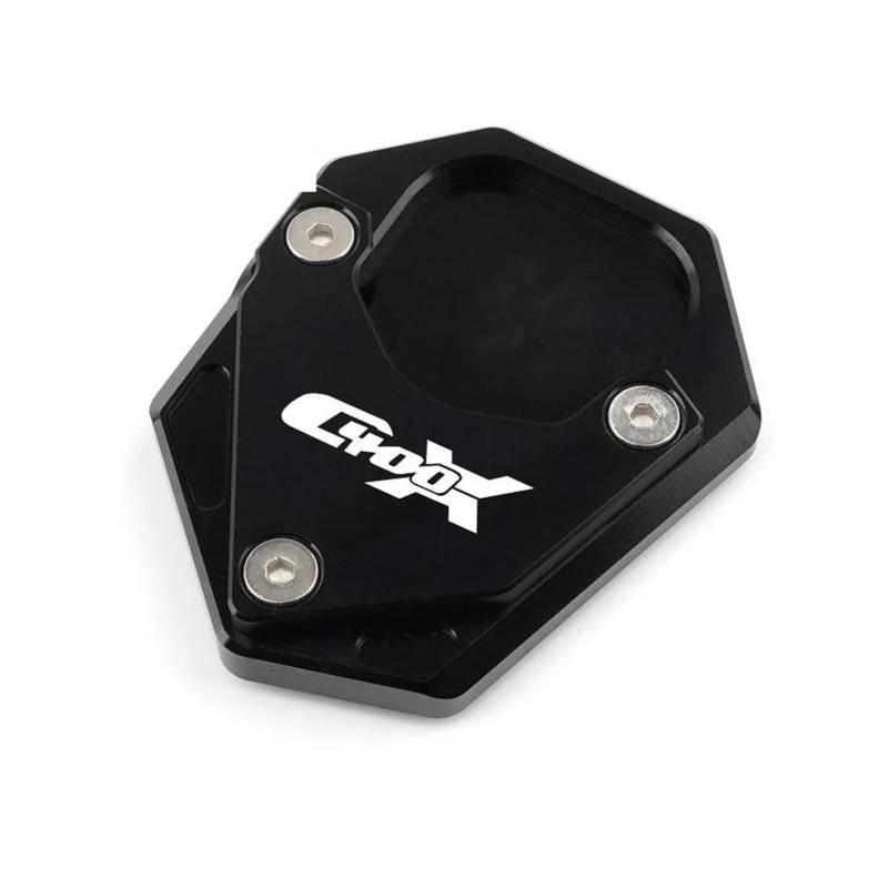 MOONKUI Motorrad Unterstützung Pad Für BM&W C400X C400GT 2019 2020 Motorrad Ständer Fuß Seite Stehen Enlarger Verlängerung Pad Unterstützung Platte(1,for C400X) von MOONKUI