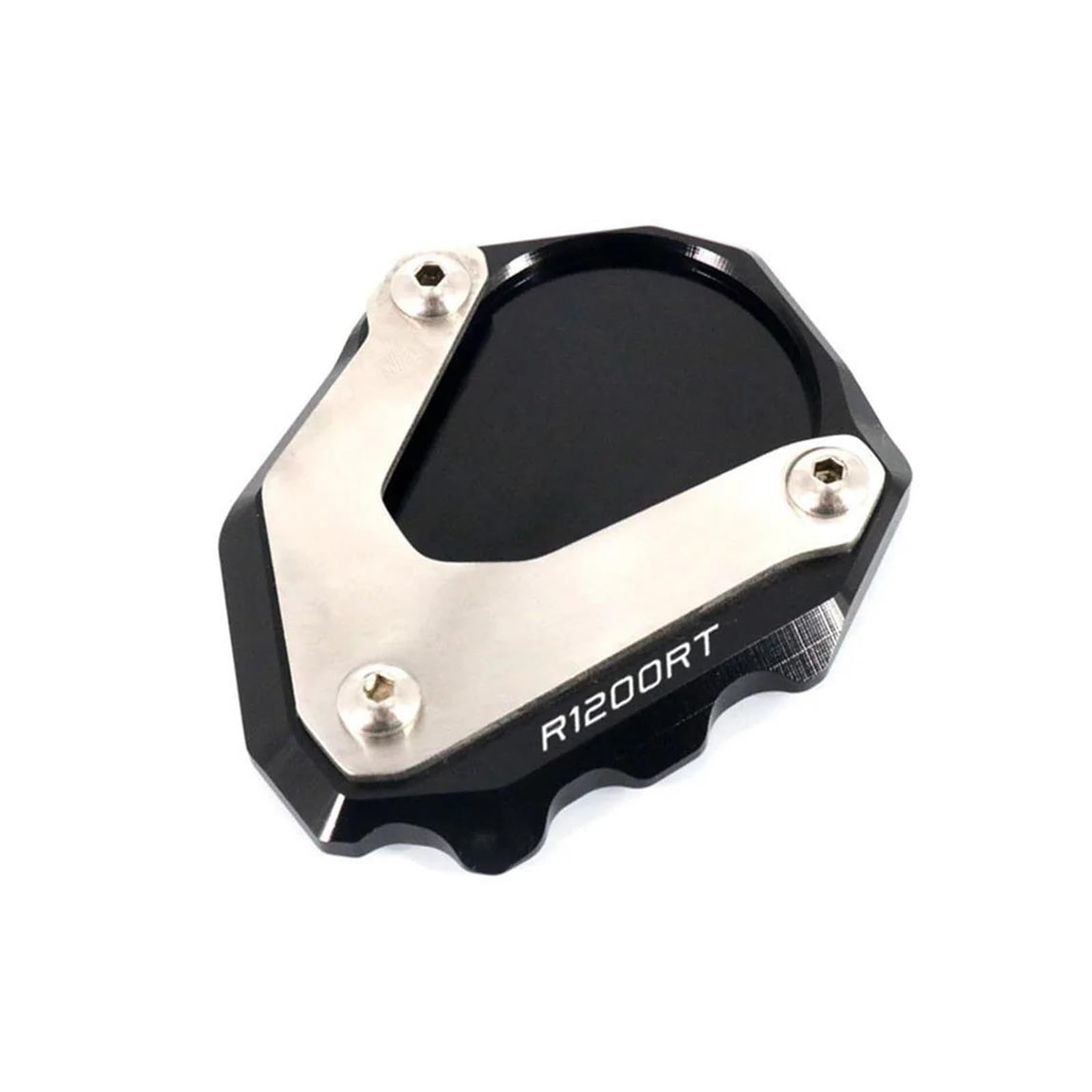 MOONKUI Motorrad Unterstützung Pad Für BM&W R1200RT R 1200 RT 2004-2013 Motorrad Kickstand Fuß Seitenständer Erweiterung Vergrößerer Stützplatte Pad(5) von MOONKUI