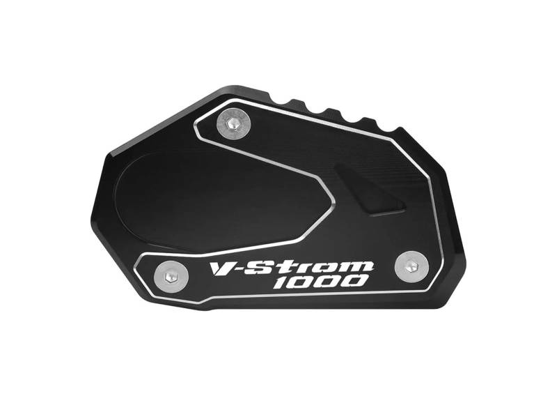 MOONKUI Motorrad Unterstützung Pad Für Suzuki Für V-Strom 1000 2014-2019 Motorrad Kickstand Seite Stehen Verlängerung Pad Unterstützung Platte(2) von MOONKUI