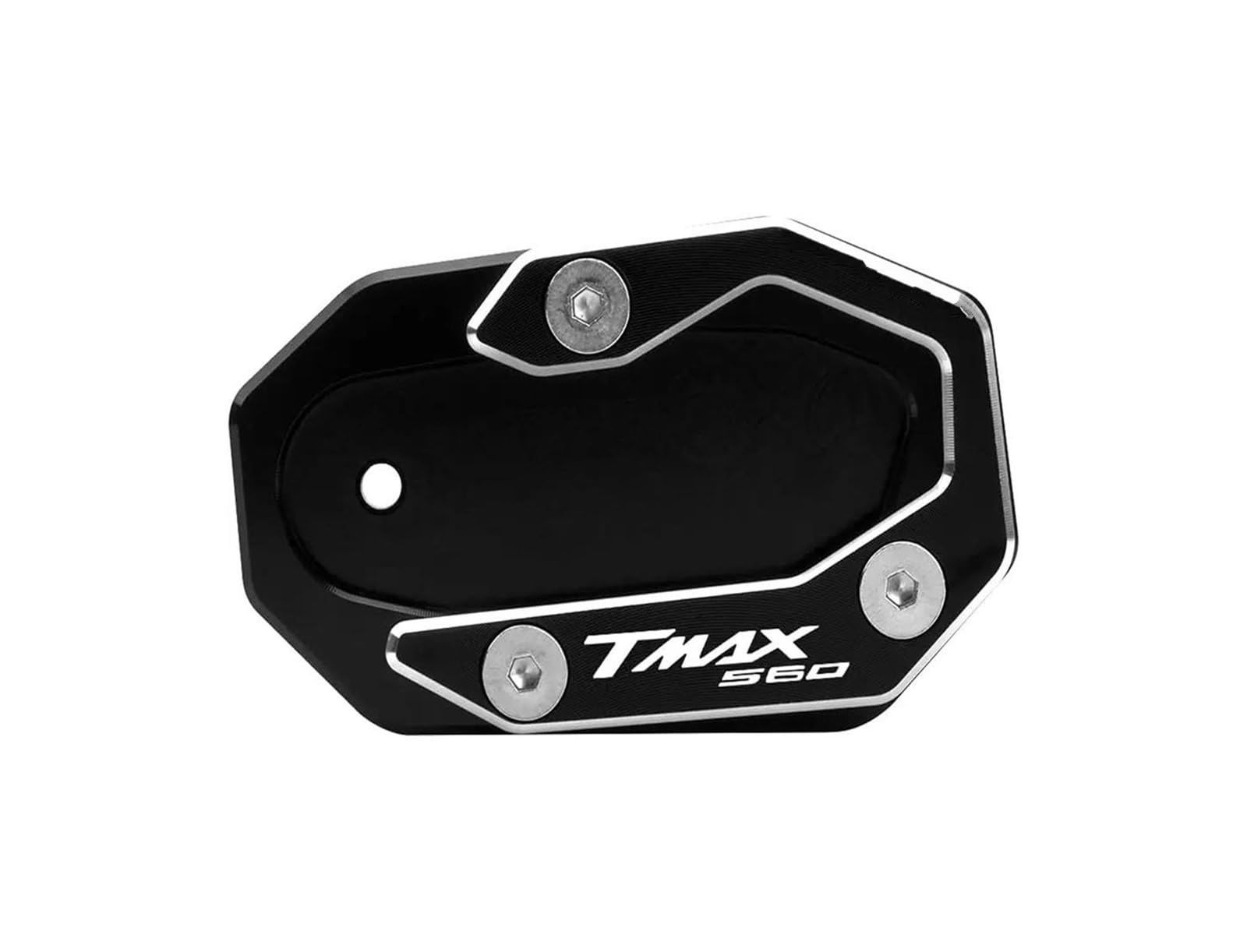 MOONKUI Motorrad Unterstützung Pad Für YA&MAHA TMAX560 TMAX 560 2020-2023 Motorrad Kickstand Extension Pad(4) von MOONKUI