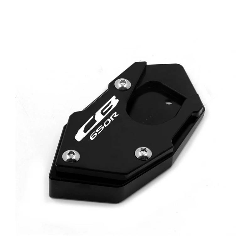 MOONKUI Motorrad Unterstützung Pad Für hon&da CBR650R CB650R 2019-2023 Motorrad Ständer Fuß Seite Stehen Verlängerung Enlarger Unterstützung Platte Pad(1,for CB650R) von MOONKUI