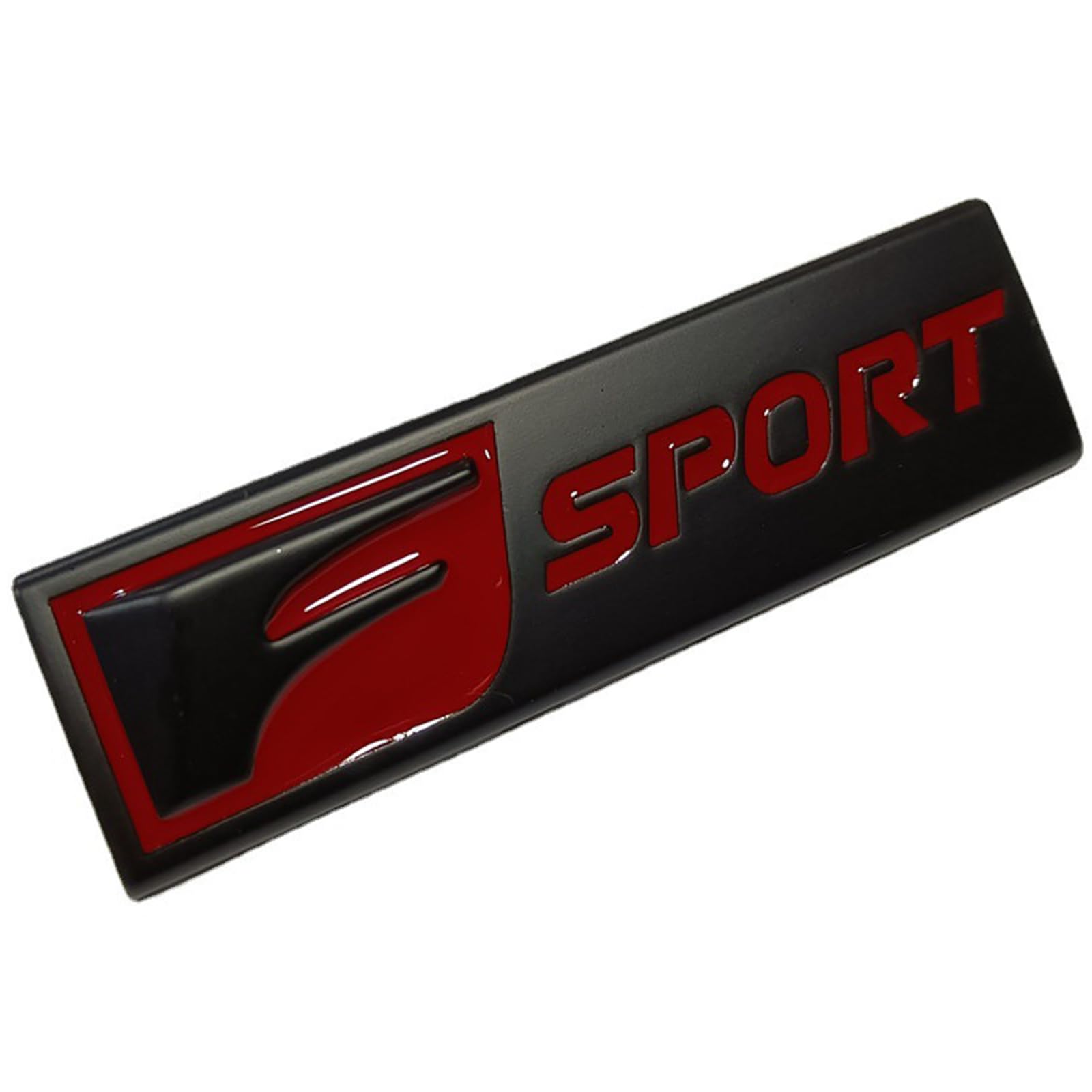 3D Metall Auto Aufkleber für RC-F is-F LC500 Racing F-Sport, Selbstklebend Logo Emblem Badge Abzeichen für Heckklappe Kofferraum, Chrom Autoaufkleber zubehör,D von MOOWI