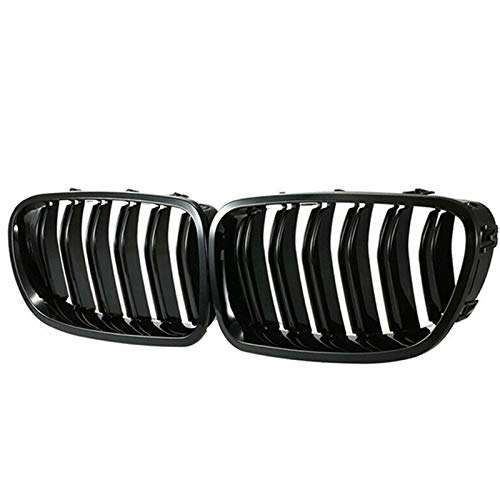 Auto Kühlergrill Für B&MW F01 F02 7-SERIES 730D 740D 750D Grill Grille Gloss Black Kidney Sport von MOOWI