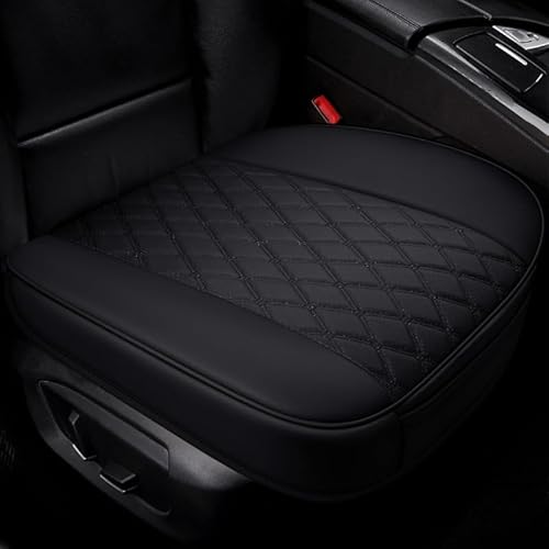 MOOWI Sitzkissen Auto für Jaguar I‑Pace F‑Pace E‑Pace F‑Type, Weich rutschfest Autositzkissen Vordersitze Memory Schaum Pad Breathable Komfort Sitzschoner Pad Autositzauflage Zubehör,Black-2Pcs von MOOWI