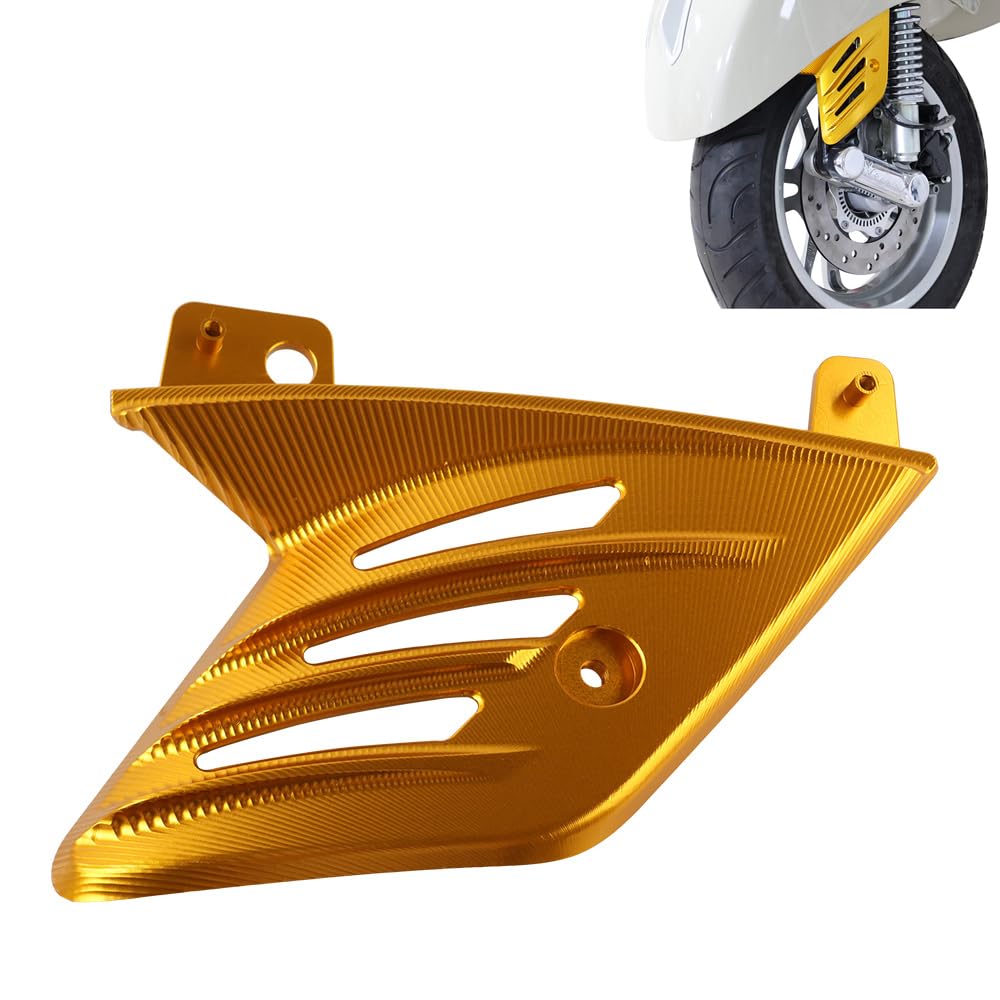 MOQIAOSEIKO Motorrad Front Rocker Side Wheel Protector Stoßdämpfer Kompatibel mit Vespa GTS300 GTS 300 2023 2024 2025 von MOQIAOSEIKO