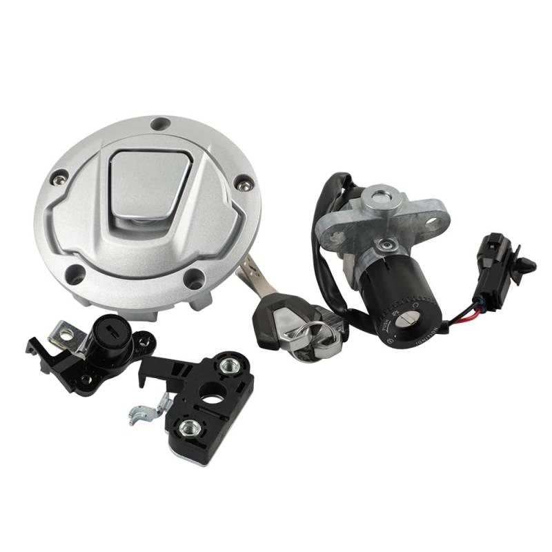 Motorrad Zündschlossschloss Kraftstoffgas Tankdeckelschloss Schlüsselsatz kompatibel mit CFMOTO 450MT 450SR 450NK MT 450 250NK 250SR 300NK 300SR NK SR 450 250 300 von MOQIAOSEIKO