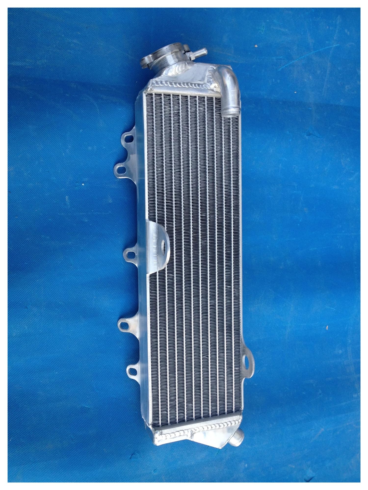 For 1984 1985 KX125 KX 125 Aluminiumkühlerkühlmittelkühlmittel von MORTPLUS